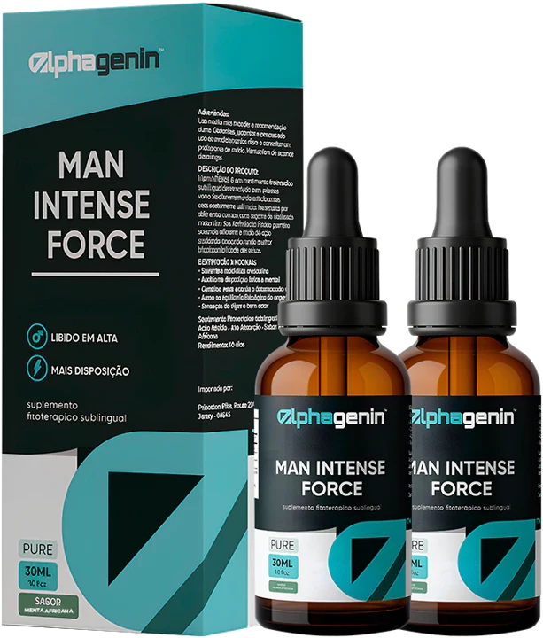Kit Force: caixa e 2 frascos